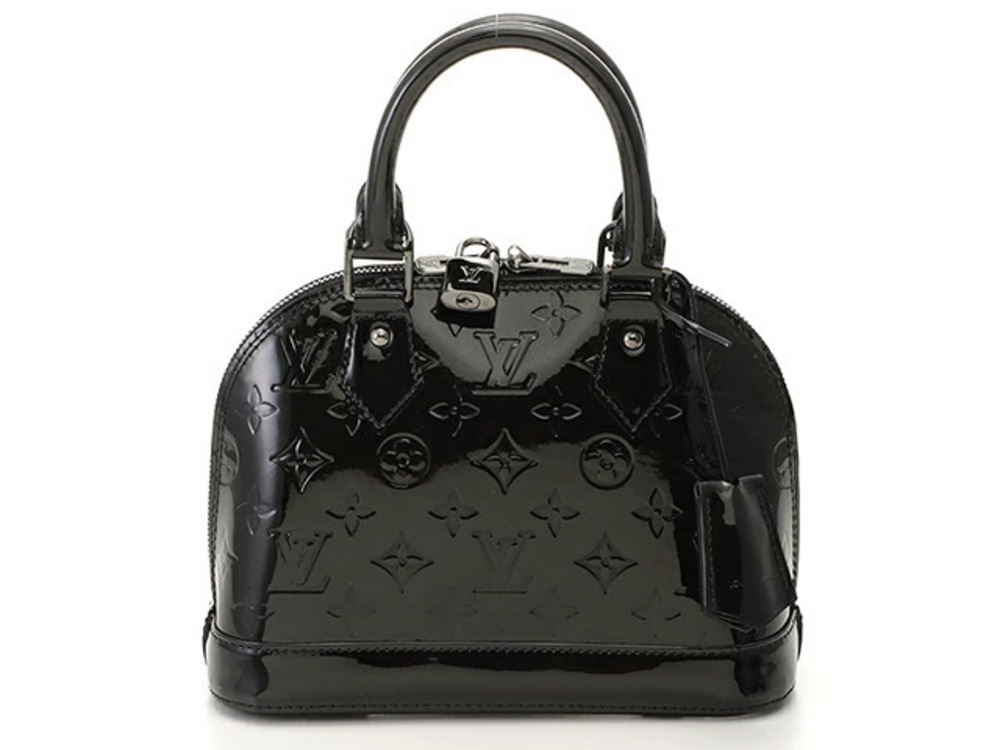 Louis Vuitton Alma Monogram Vernis Noir Black Magnetique
